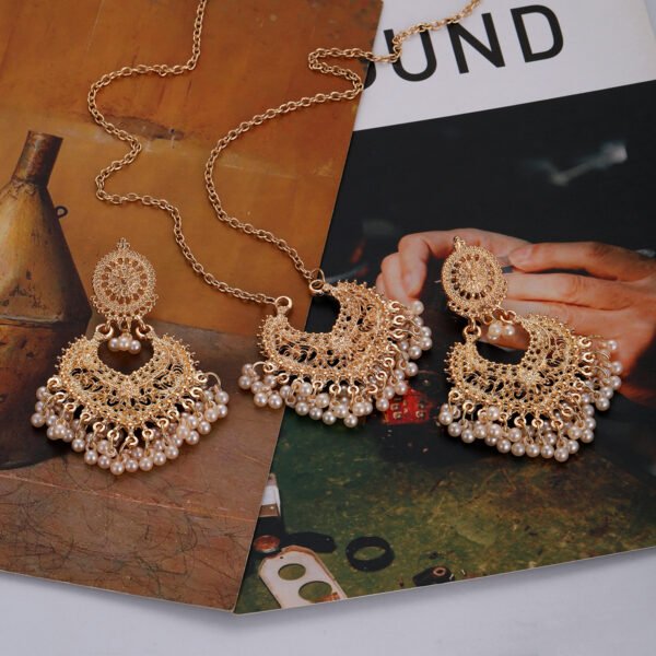 Ethnic Gold Color Indian Earrings Sets